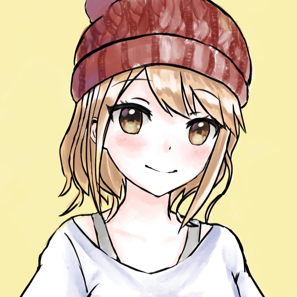 水彩調のsns用アイコンを描きます 優しい塗りのイラストが欲しい人へ