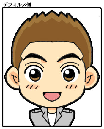 写真を漫画調にした似顔絵を描きます ＨＰやブログ、ＳＮＳアイコン用、名刺やＰＯＰ、チラシなどに！ イメージ2
