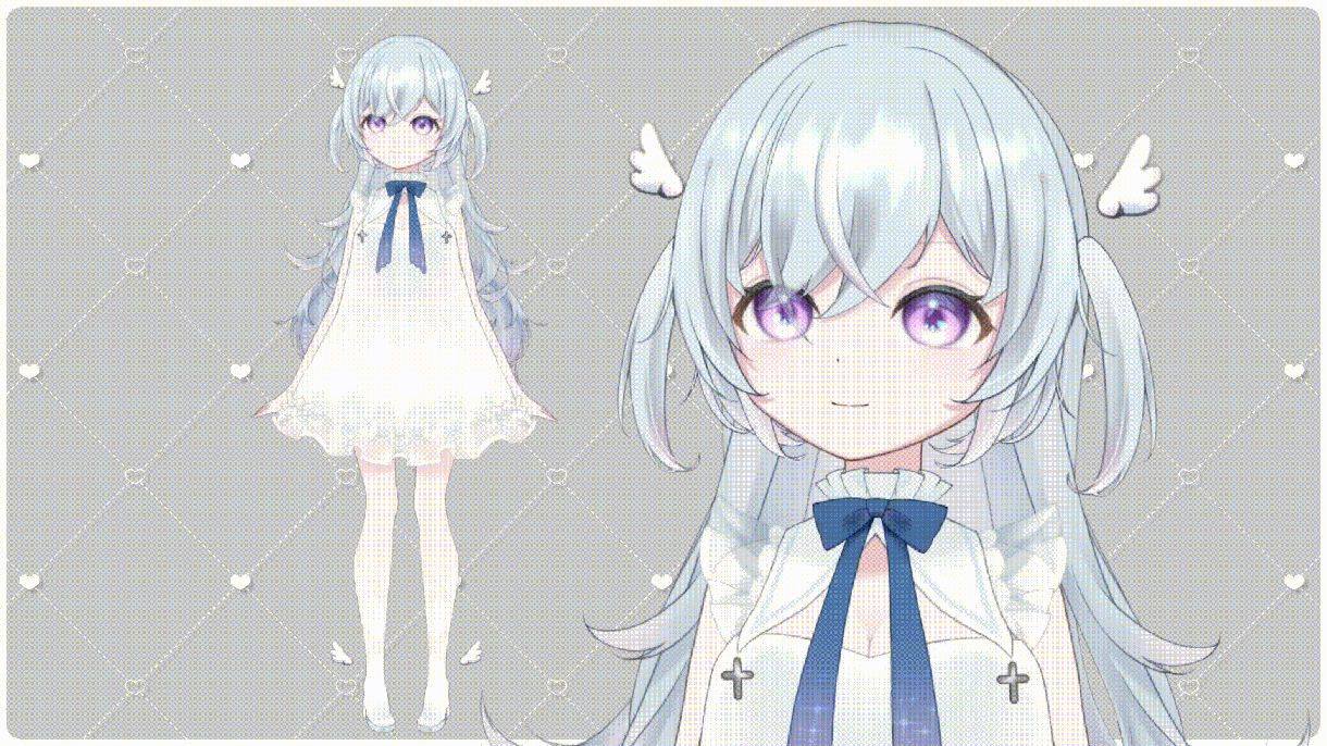 キャラデザ込み✨Vtuber作成します 自然な物理演算！お気軽にご相談ください。 イメージ2