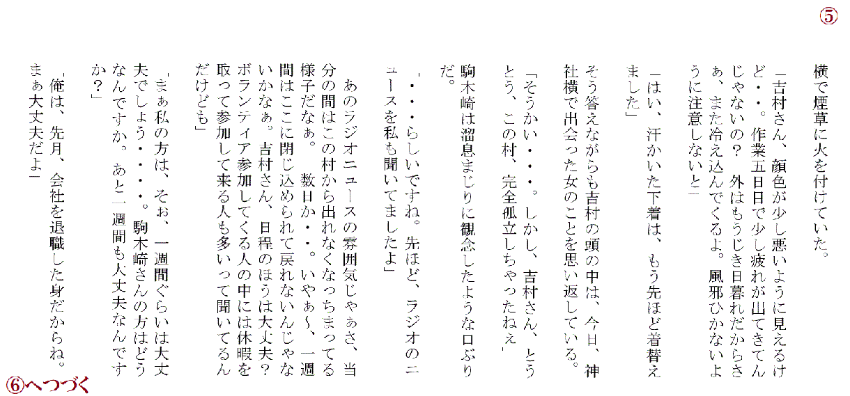 小説『新雪流態物語』をJPGファイルでお届けします 小説物語の読書が好きなかた向けの小説です イメージ5