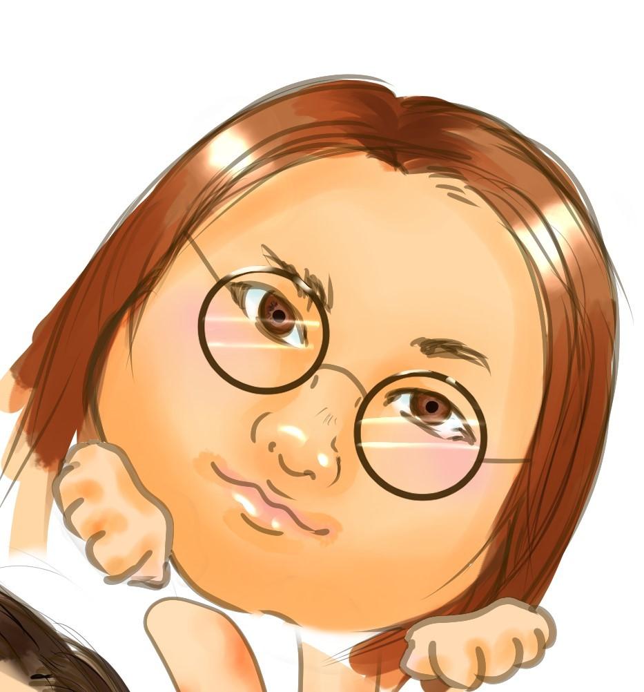 卒業シーズンに向けて!そっくりな似顔絵描きます デジタル・アナログで、色紙や贈り物にもオススメの軽い似顔絵!