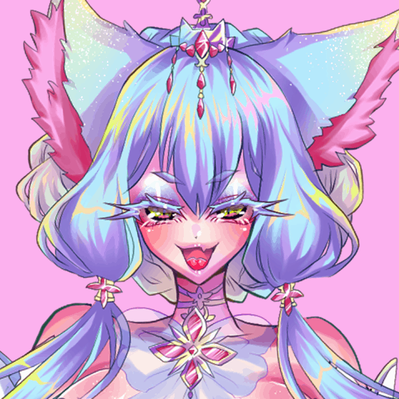 カラフルアニメ塗りで目立つ美少女アイコン描きます オリジナルキャラをイラスト化⭐︎ラフ2案から選べて安心！ イメージ2