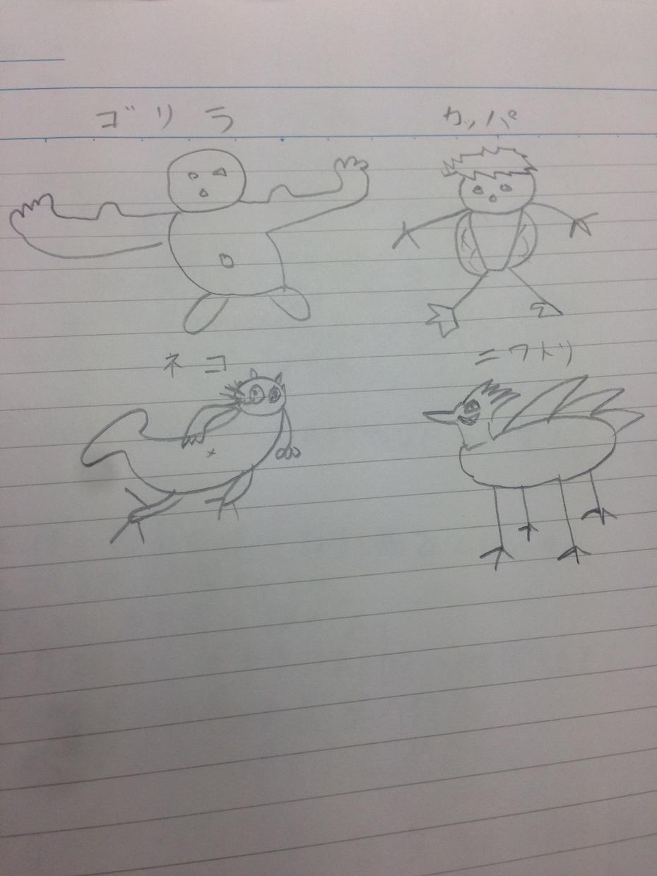 斬新な絵を見せて、思わず笑顔にさせます 思わず吹き出してしまう絵心を探求しています笑