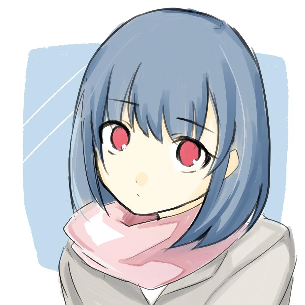 アイコン用イラスト描きます SNS用アイコン描きます 彩度低めの塗りが特徴です