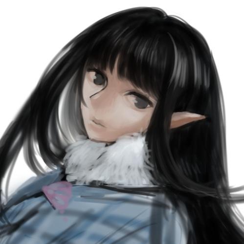 Twitterなどのアイコンを描きます