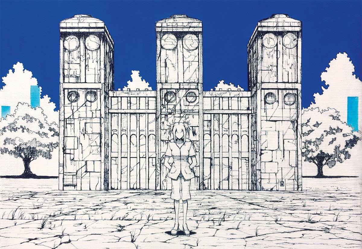 部屋に飾れるサイズのイラスト 風景画を描きます ファンタジー Sf世界が好きな方々へ イラスト作成 ココナラ