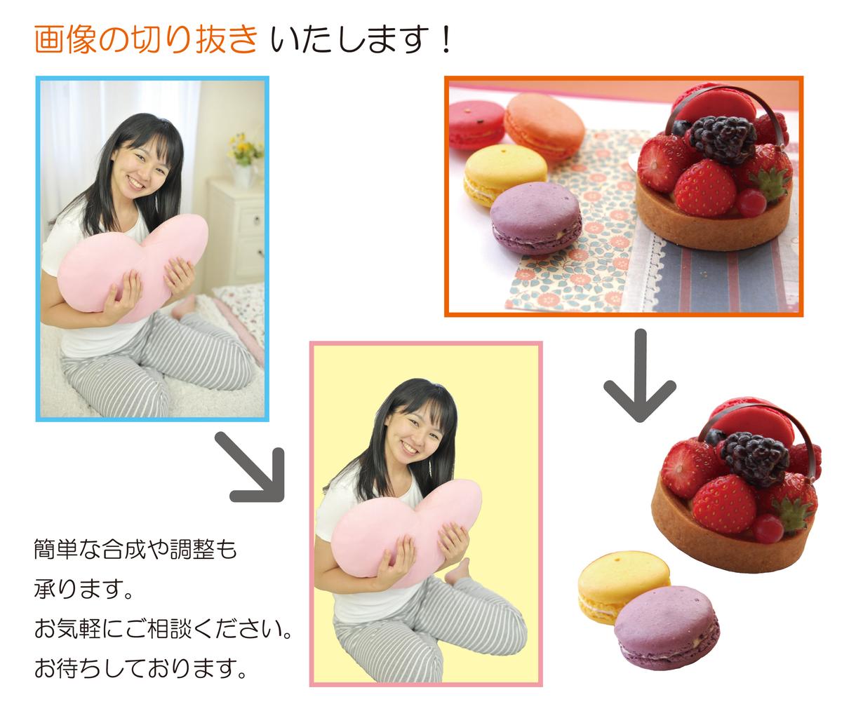 画像の切り抜き承ります。