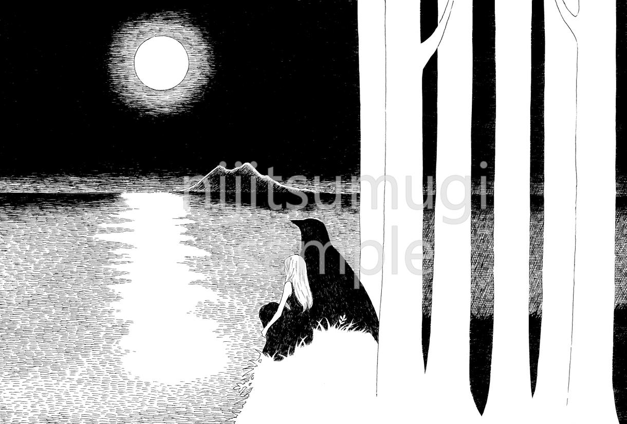 個人 商用可 モノクロのイラストを制作いたします 書籍やミュージックビデオ Cdジャケットなどに イラスト作成 ココナラ