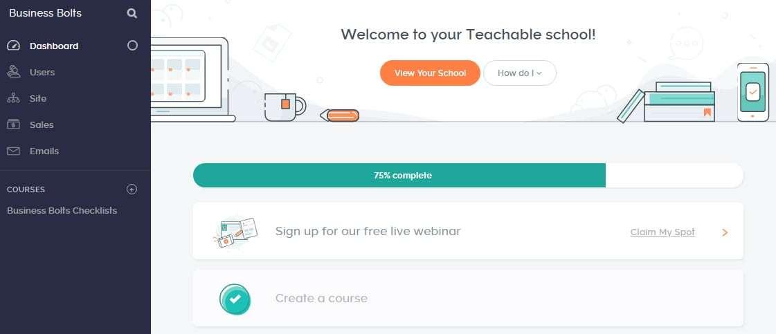 Teachableの日本語化、カスタマイズします オンラインスクールプラットホームティーチャブルのセットアップ