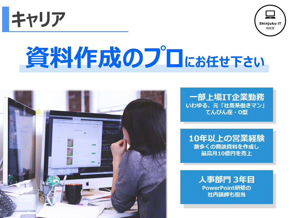 資料構成作りのご相談にビデオチャットでお応えします 絶望感でいっぱいの方を全力でサポート致します！ イメージ7
