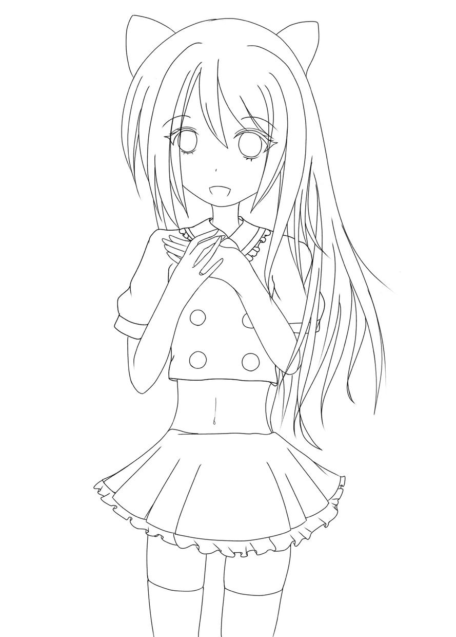 線画をお描きします アナログで書いた絵をキレイにトレースします。