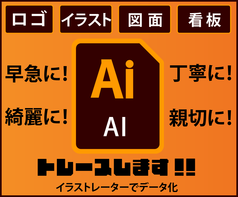 丁寧なトレースを真心こめて行います 看板業36年！！豊富な経験で対応します！ イメージ1