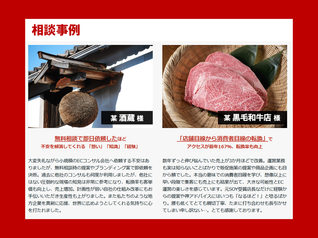 楽天サイト売上改善！プロ店長が悩み相談コンサルます ≪元ショップオブザイヤー受賞＆運営歴15年の実績重視店長≫ イメージ7