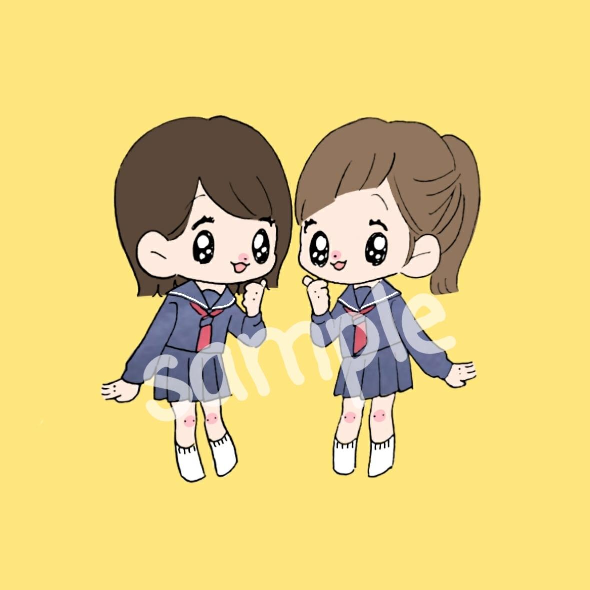 SNS用に可愛いアイコン描きます あなただけの特別なイラストでSNSを彩りませんか