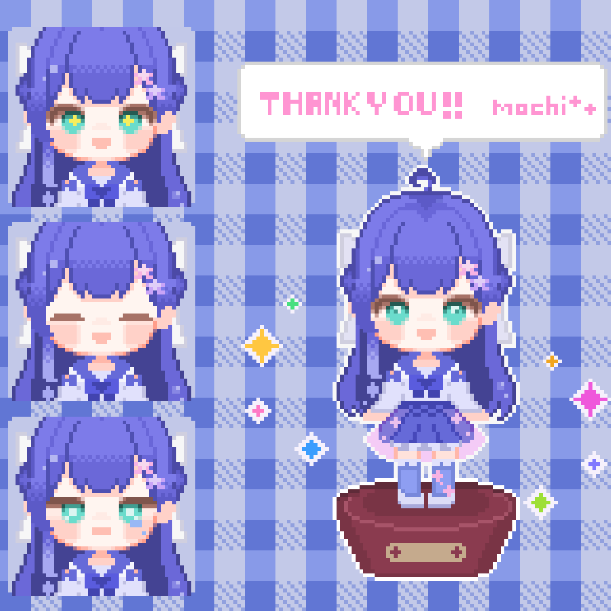 ドット絵ミニキャラ×GIFをつくります 配信活動や推しへのプレゼント用などにも！ イメージ3
