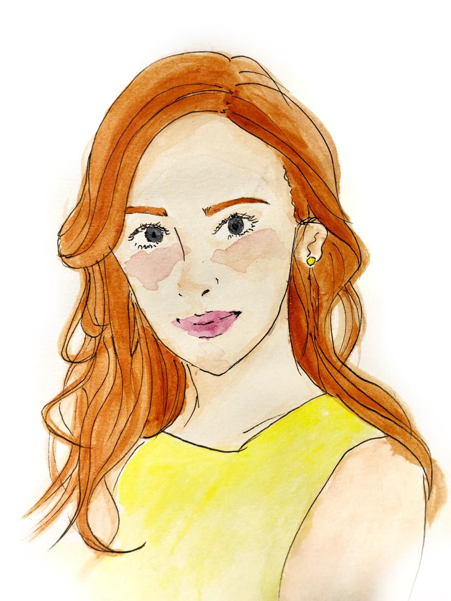 手書きの水彩画お描きします 温かみのある似顔絵をお描き致します。