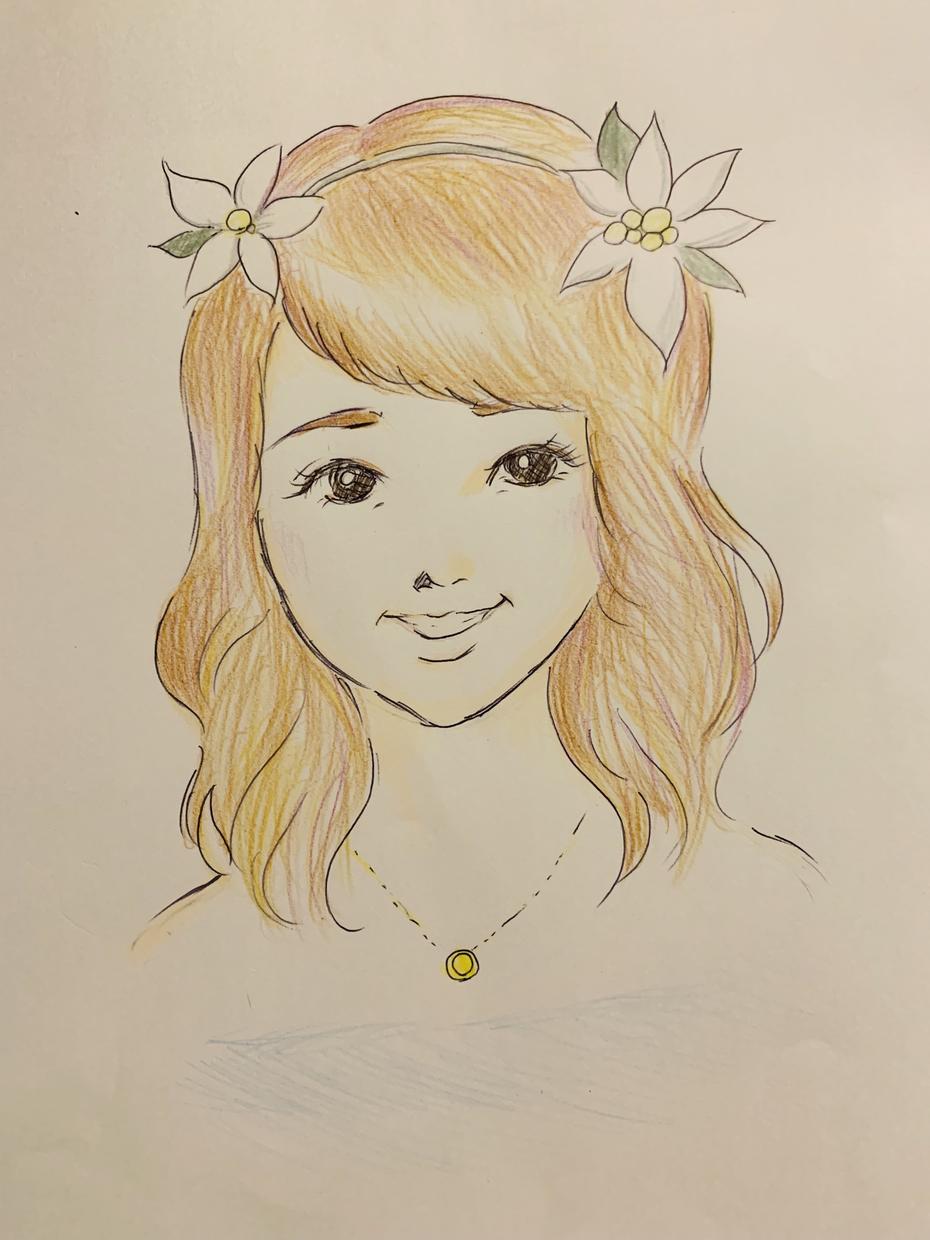 似顔絵描きます 手書き感満載!ふんわりリアルテイスト