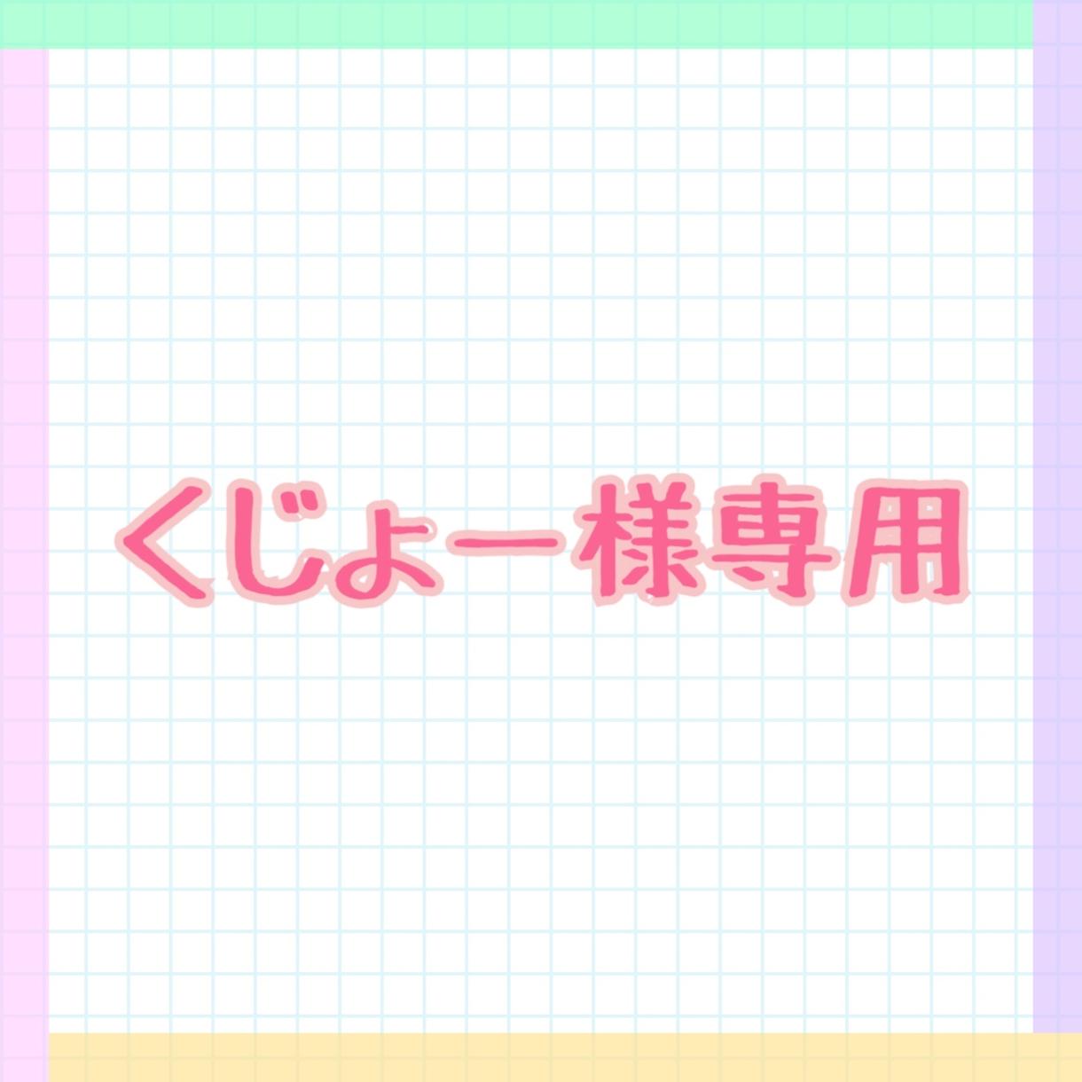 くじょー様専用になります 他の方は購入しないよう、お願いします。