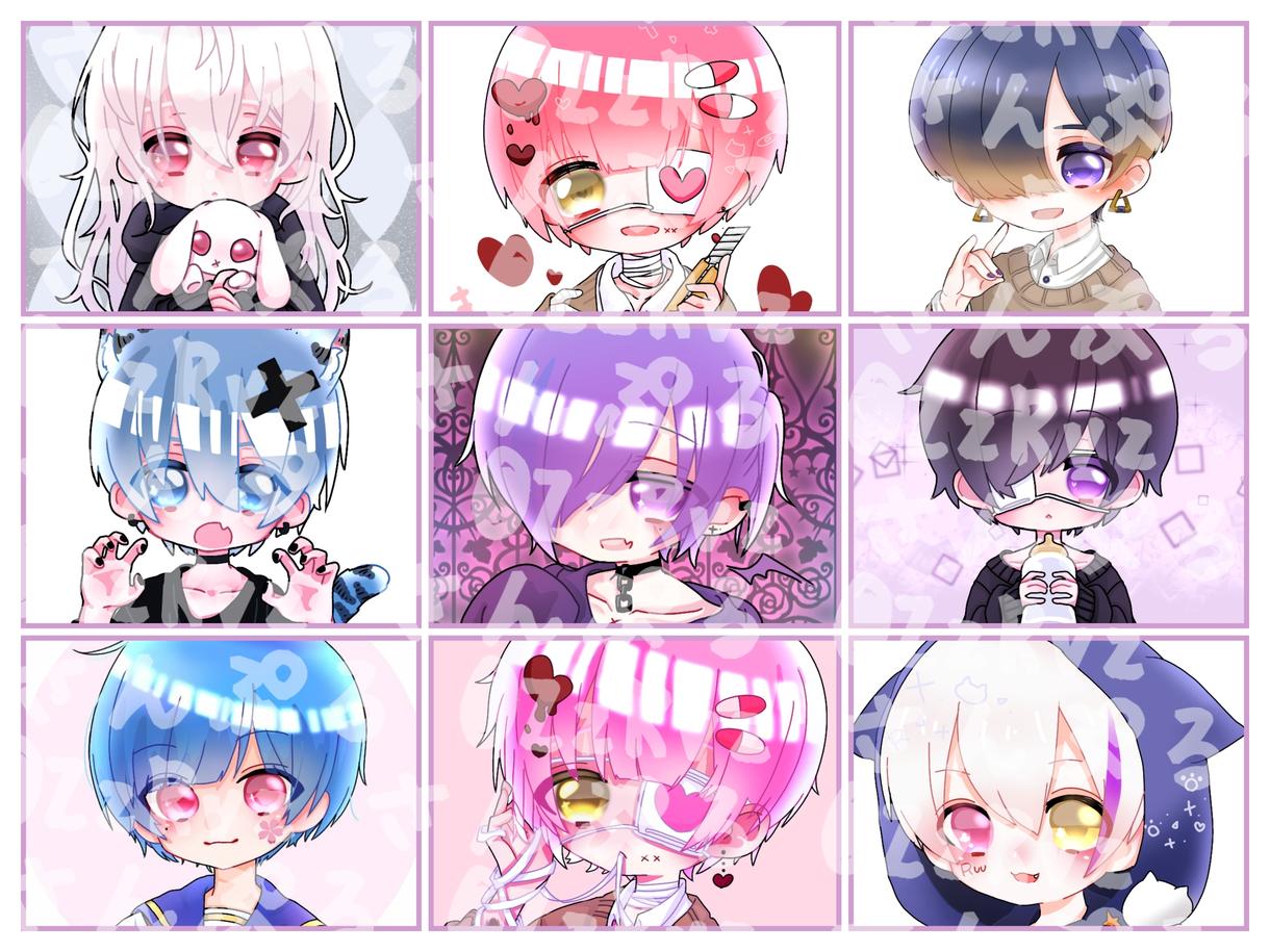 アイコン描きます ゚・*:.。.*.:*・゚.:*・゚*