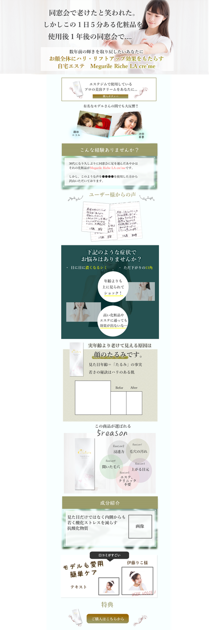9万円で圧倒的デザインのlpをwpにて作成します 目を引くデザインだけどターゲットは外さないウェブデザイナー