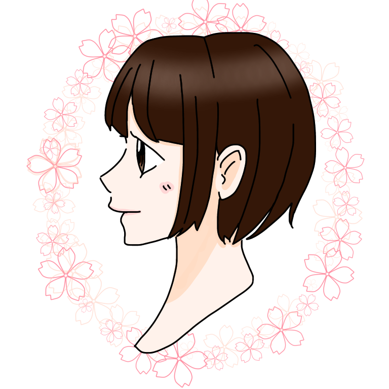横顔似顔絵作成します SNSアイコン等に使うのにもおすすめな似顔絵です。