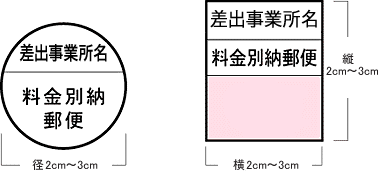 オリジナル料金別納郵便マーク作成いたします 結婚式の招待状をもっとオシャレにオリジナリティを出したい方に イメージ9