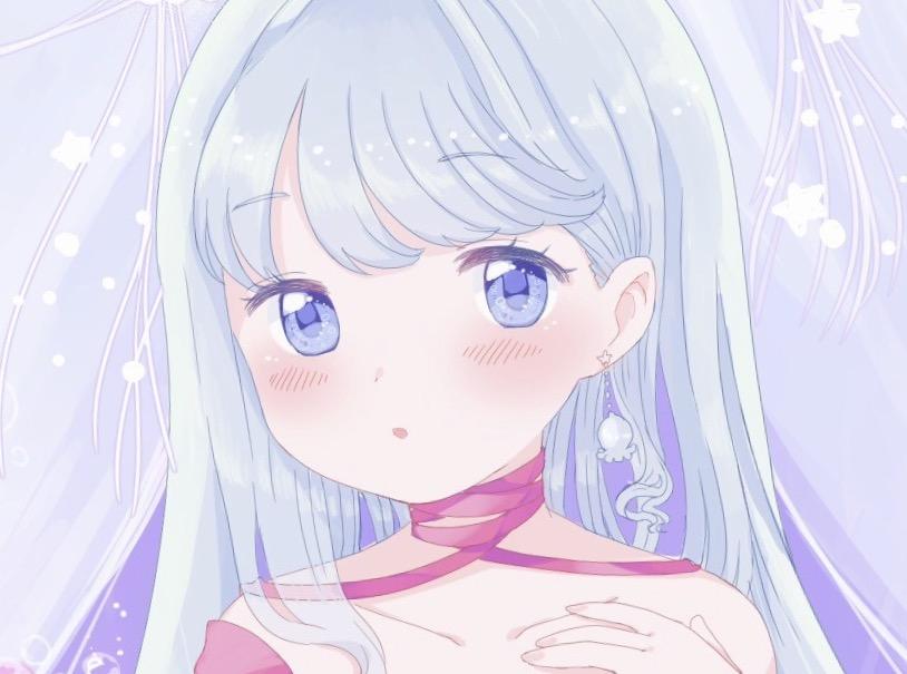 女の子キャラクターのイラストおかきします ツイッターのアイコンにどうぞ!