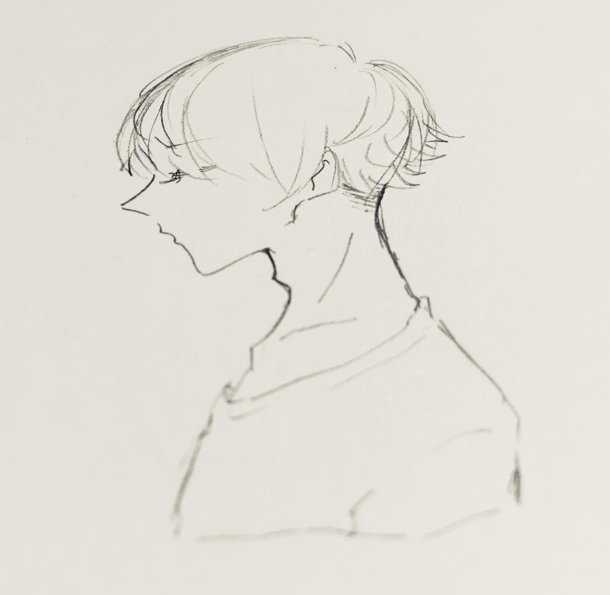 アナログでアイコン描きます 鉛筆のザラザラ感が好きな方にオススメです。
