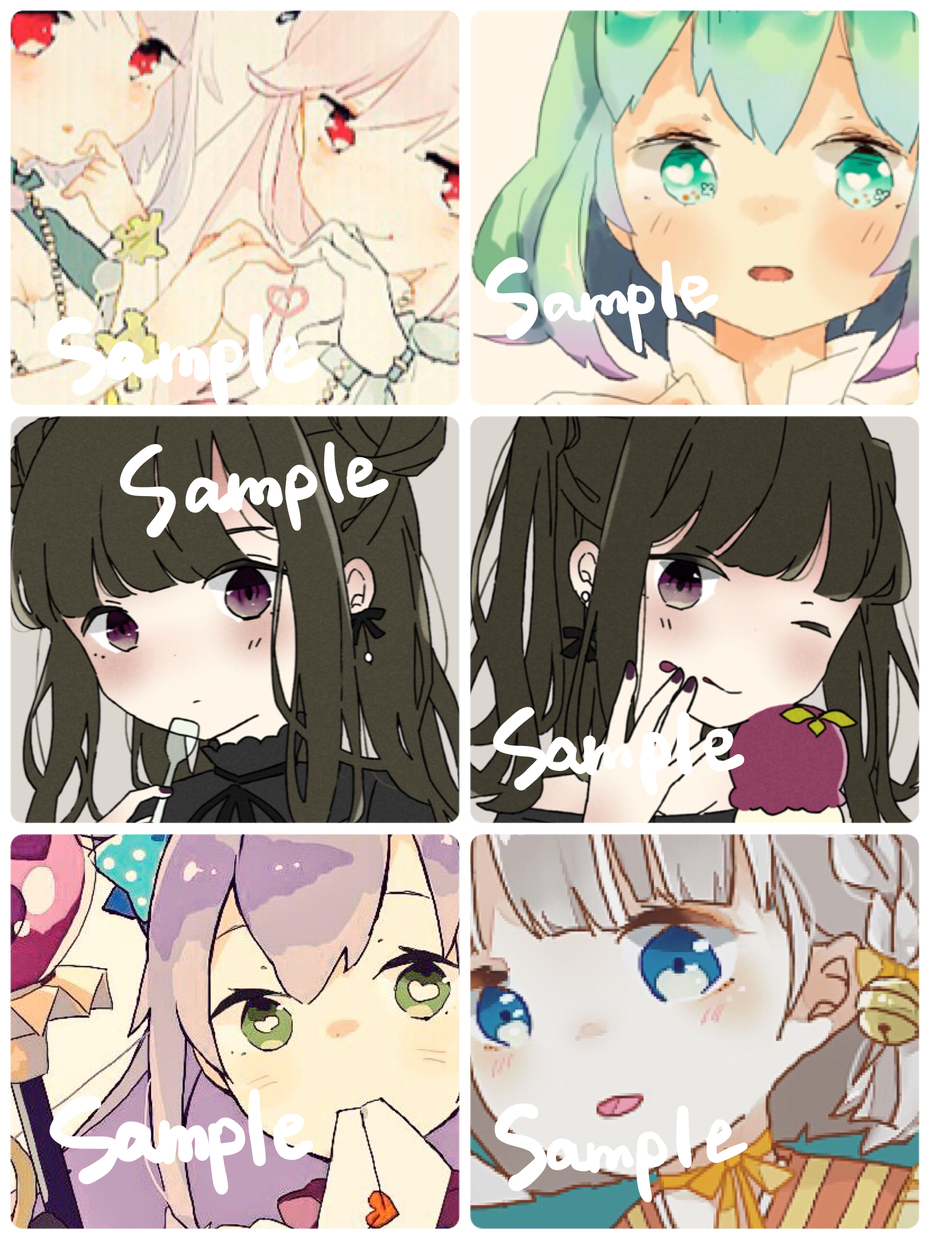 可愛いSNSアイコン・ヘッダーお描きします 版権からオリジナルまでお好みの女の子を描きます!