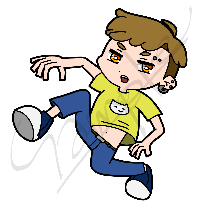 ポップな似顔絵描きます キャラクターのように描きます!