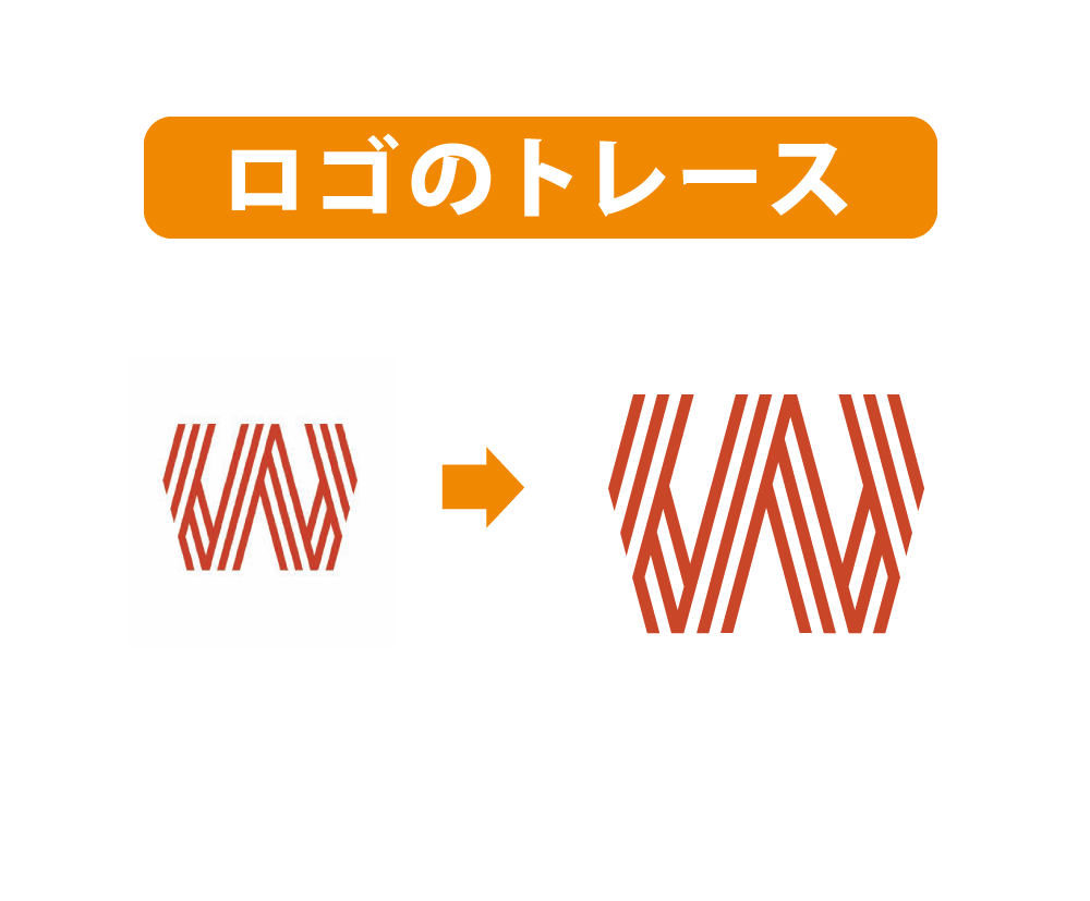 ロゴ、イラストをトレースします 丁寧に雰囲気を大切にトレースします イメージ2