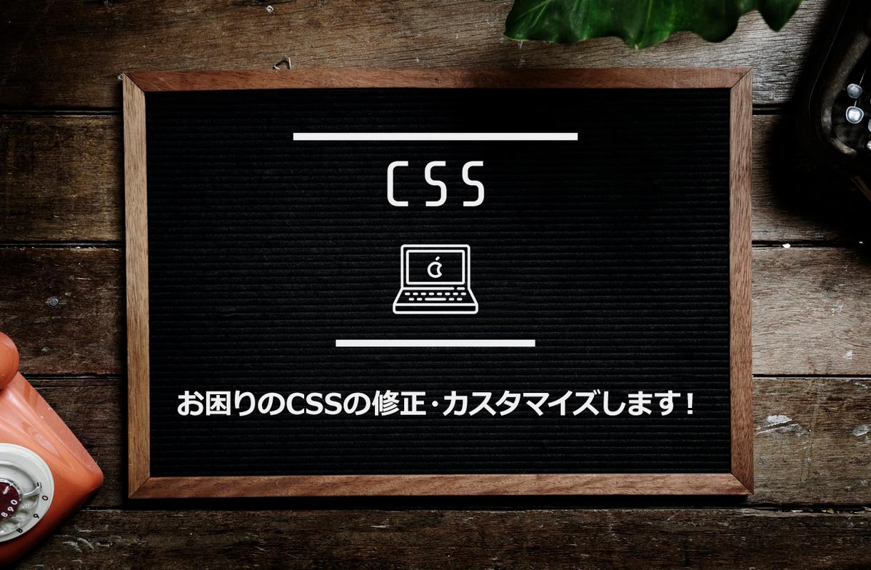 あなたのお困りのCSSの修正・カスタマイズします 某大手企業のサイト制作も手掛けた、webサイト制作者です!
