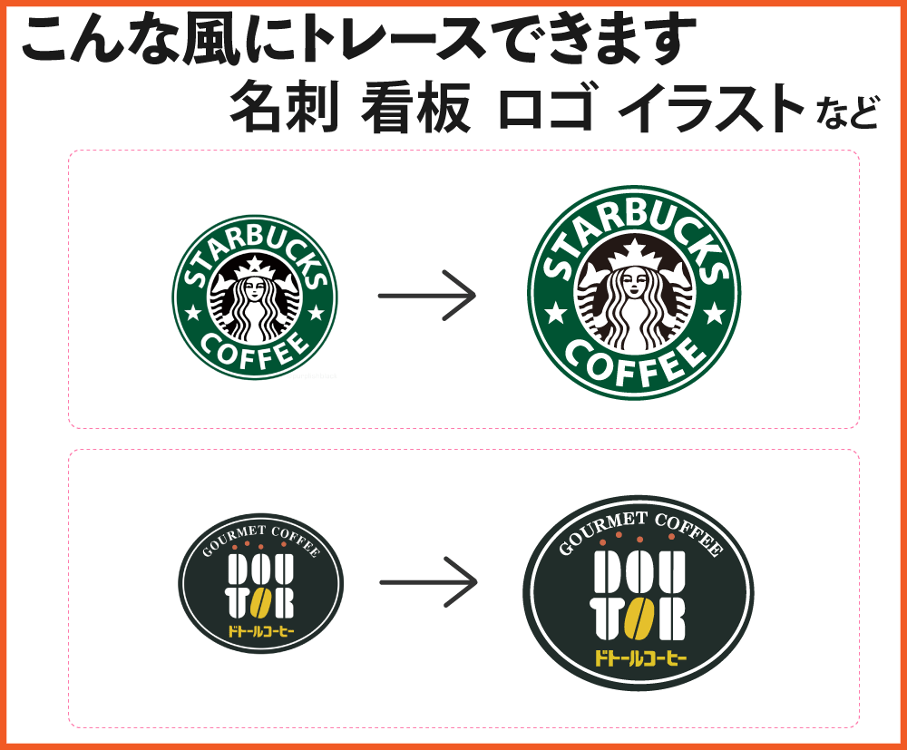 画像からトレースします AI納品致します。アウトラインデータを作成致します。 イメージ2