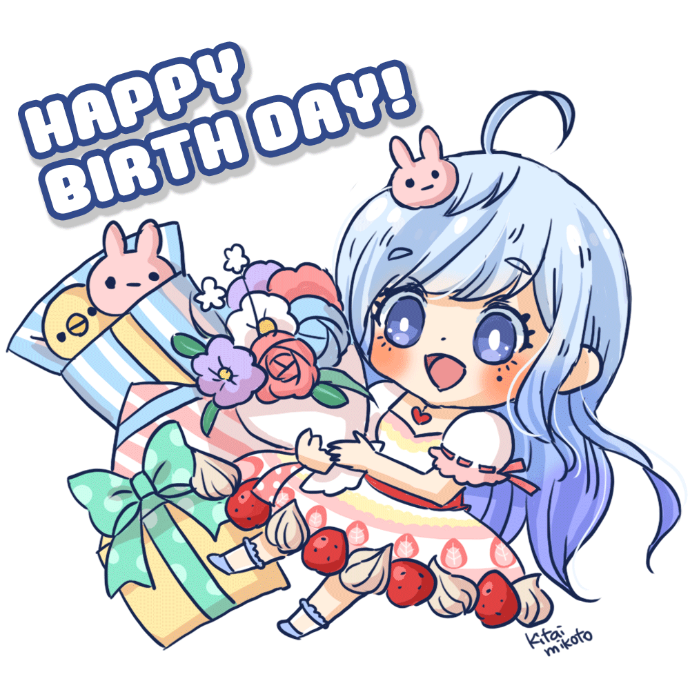VライバーさんのFA描きます ちびキャラの可愛いFA描きます! イメージ1