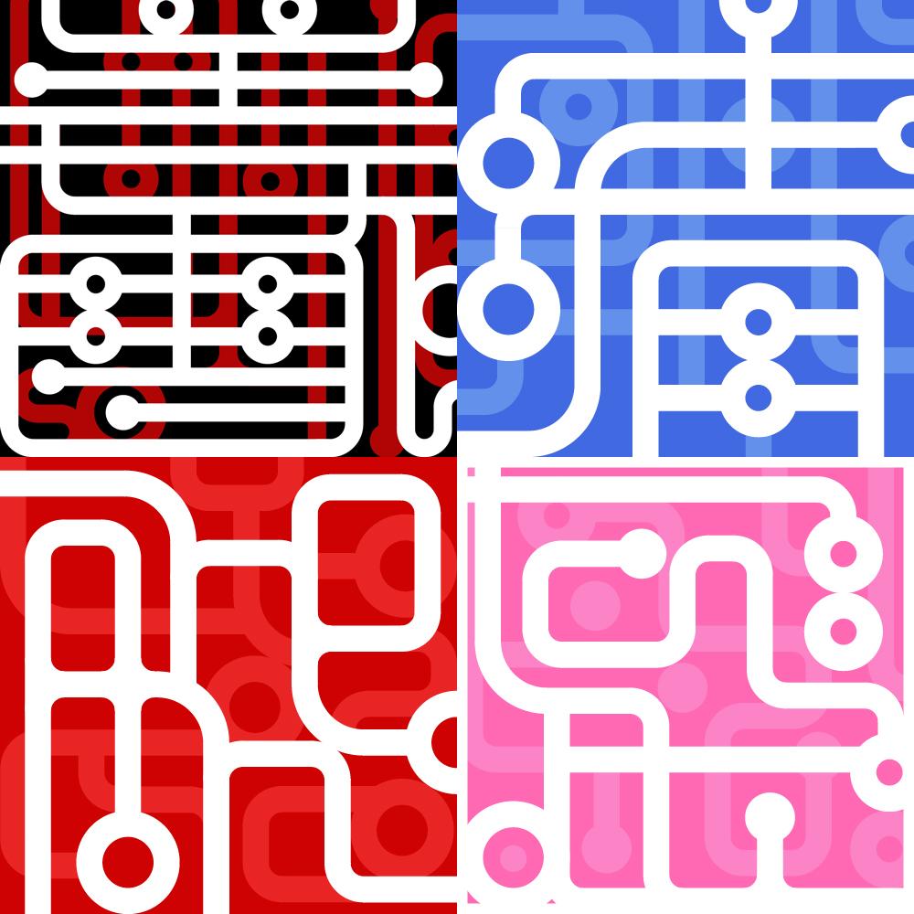 社名 名前を使って摩訶不思議なアイコン作ります 幾何学的な摩訶不思議なアイコンデザイン ロゴデザイン ココナラ