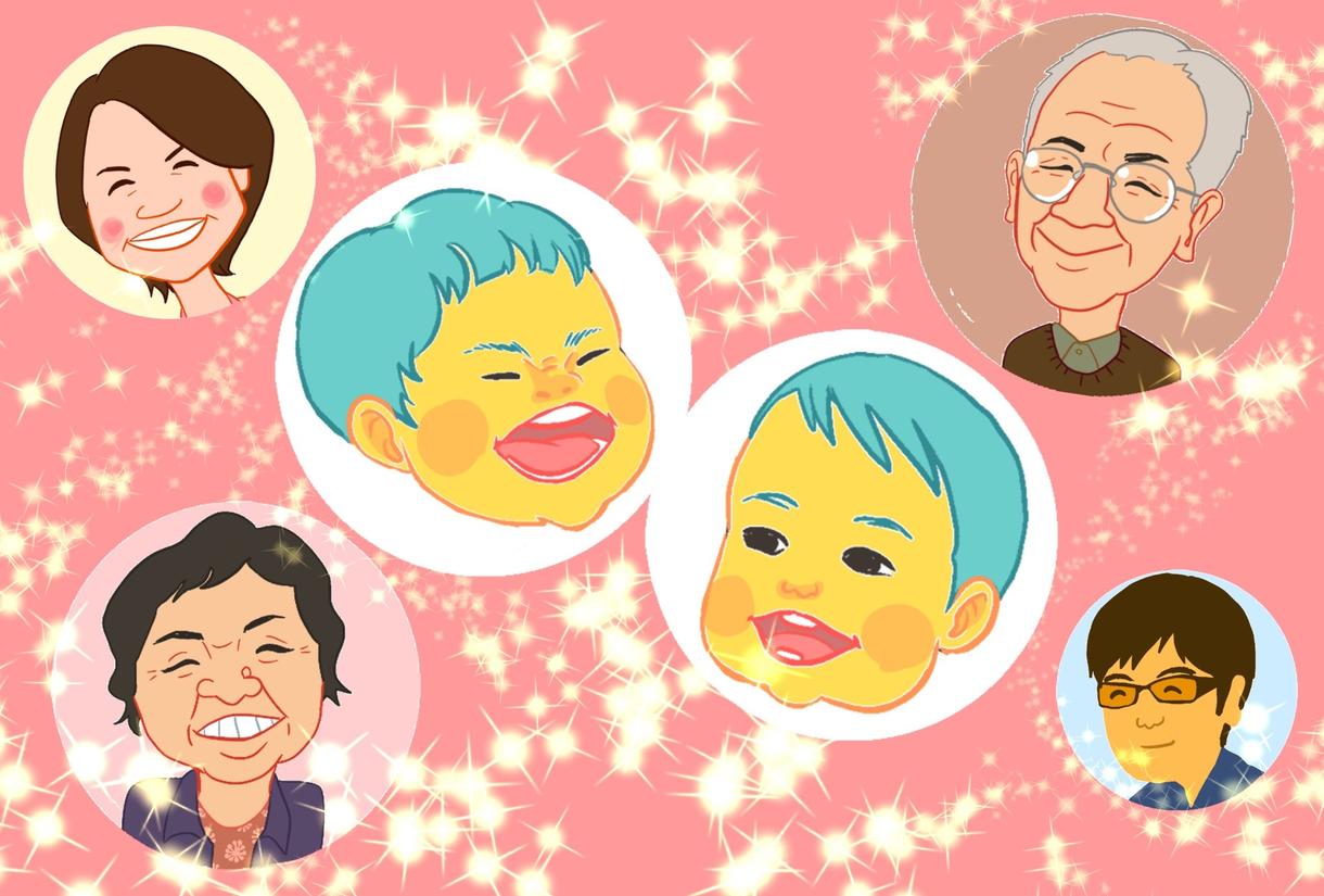 ワンコインで似顔絵風アイコン描きます SNSのアイコン写真を載せるのはちょっと…という方どうぞです