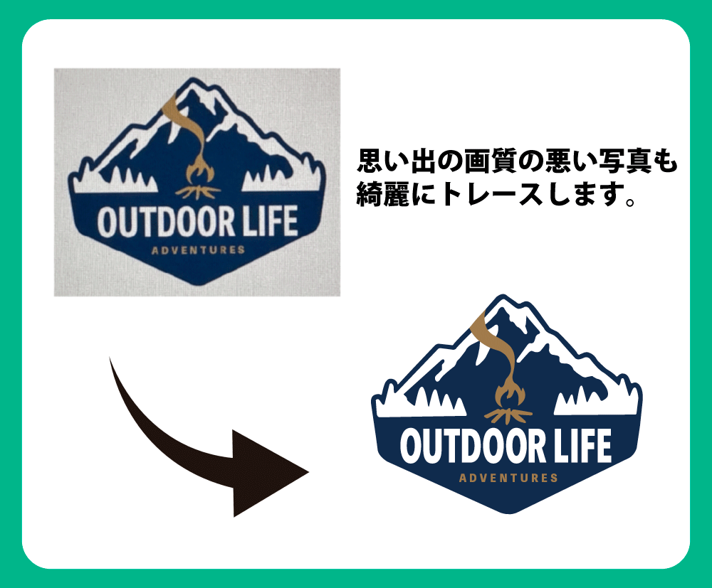 ロゴ、イラストから Ai データをお作りします Illustratorでていねいにトレースいたします イメージ3