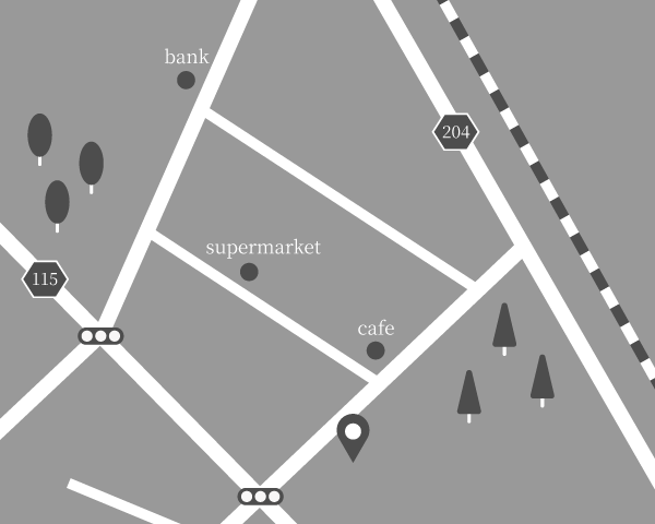 店舗集客に！おしゃれな簡略地図を制作します お店の世界観をそのまま地図に【修正5回まで無料】 イメージ4