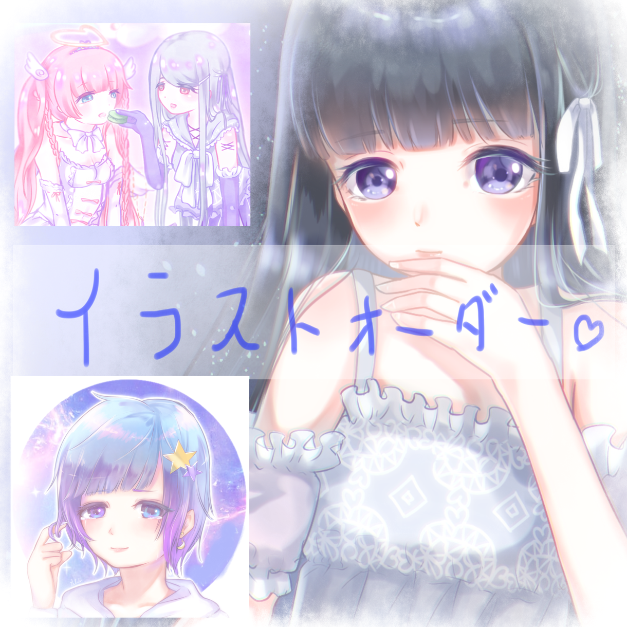 1000円・SNS用アイコン作成いたします SNSのアイコンなどにどうぞ!
