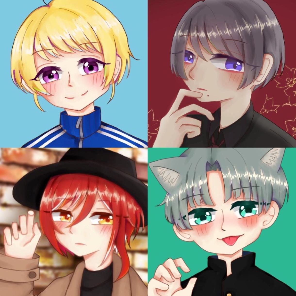 SNSで使えるアイコンを作成します 版権、オリジナルどちらでも描きます