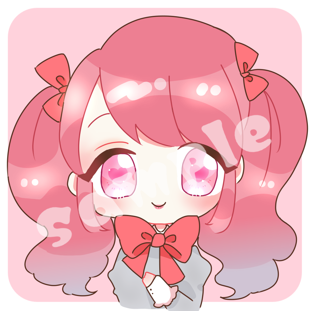 かわいいアイコンお描きします 版権も可能です◎SNS用にどうぞ!