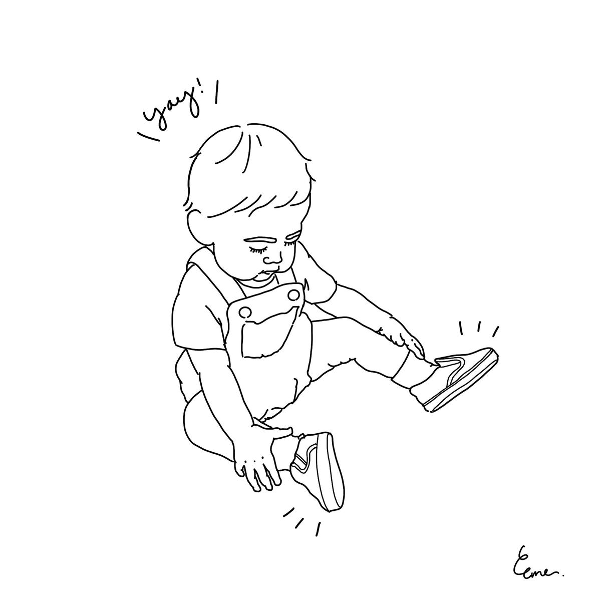 モノクロオシャレなアイコン描きます お子さんをアイコンにしてみませんか ご自身のももちろんok アイコン作成 ココナラ