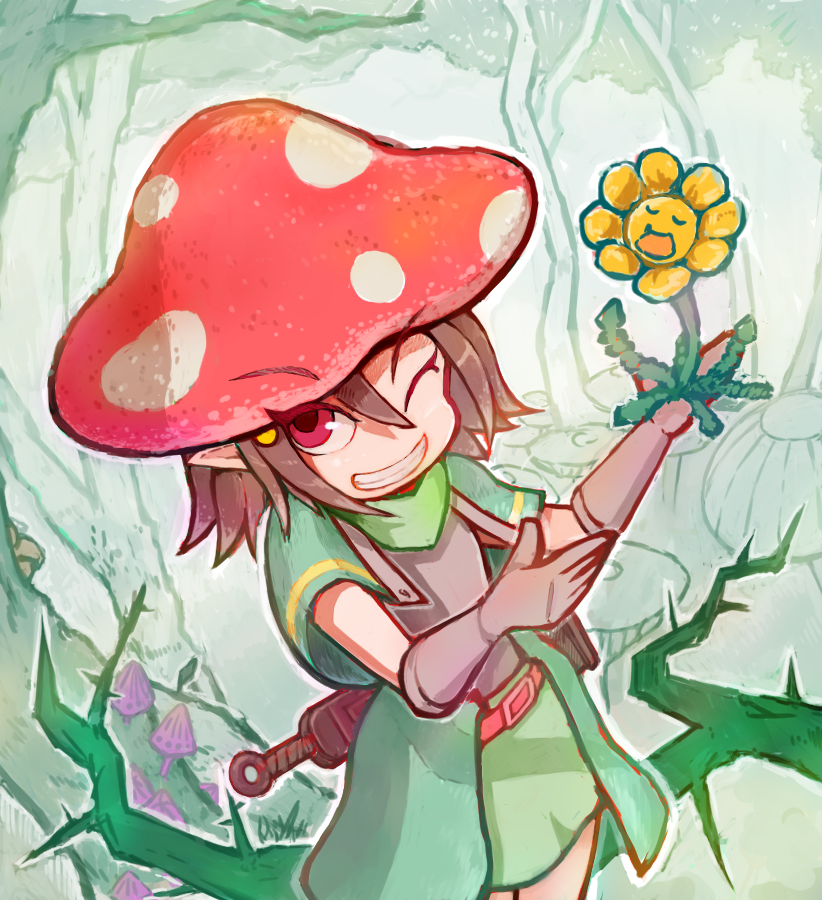 キャライラストをお描きします SNSのアイコン、ゲームの立ち絵など様々にご対応します