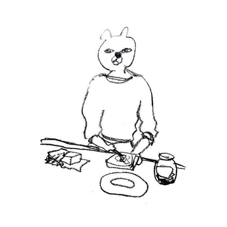 モノクロほっこり 味のある 動物イラスト 描きます シンプルなゆるいイラスト ペット似顔絵 Ok イラスト作成 ココナラ