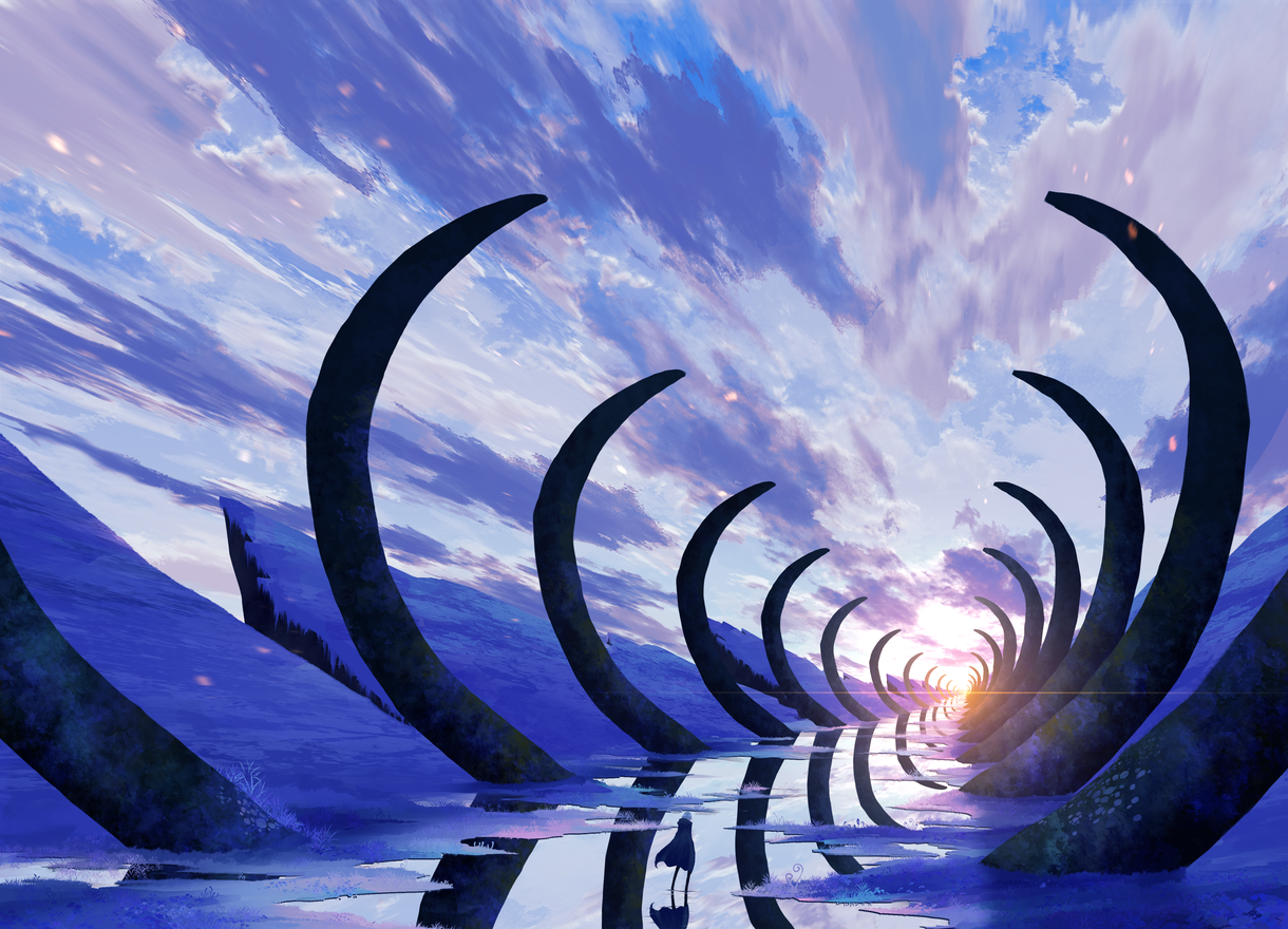 幻想的な背景イラストを描きます 動画や装画 ゲーム背景等にどうぞ イラスト作成 ココナラ