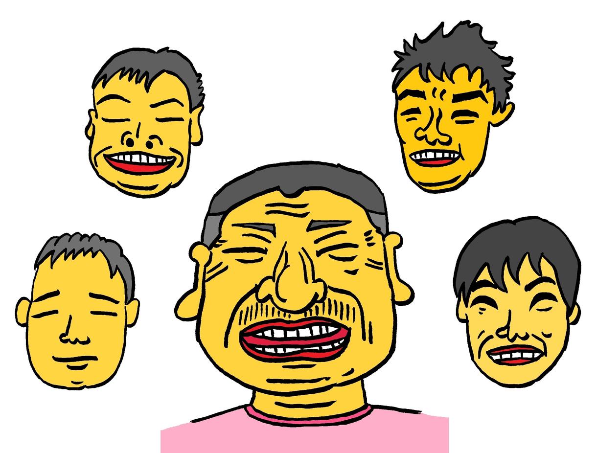 リピーター限定!似顔絵をスタンプにします 過去にご依頼頂いた似顔絵をスタンプにしませんか?