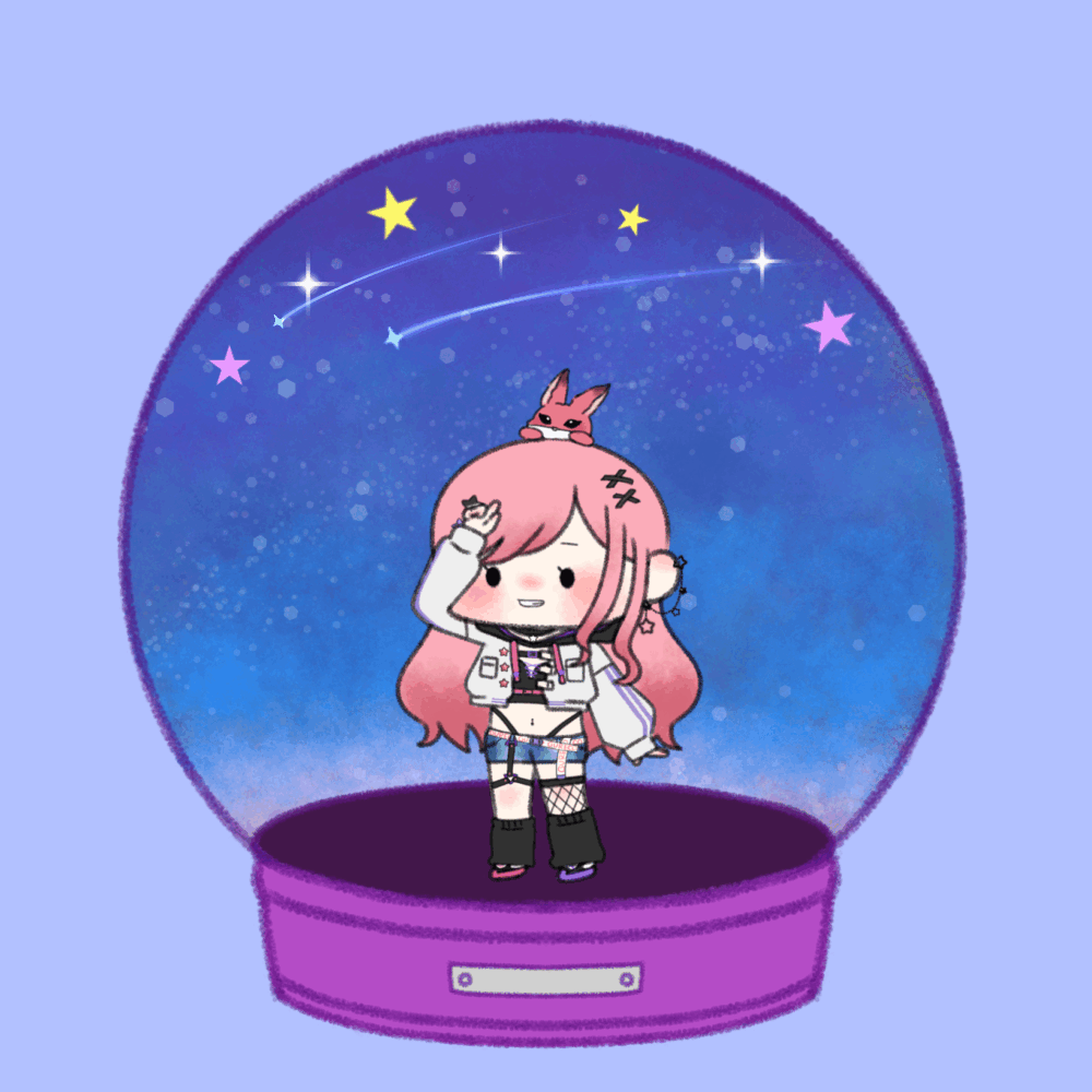 オリジナルのスノードームGIFアニメ作ります 季節や自分のキャラのイメージに合わせたアニメが作れます！ イメージ6