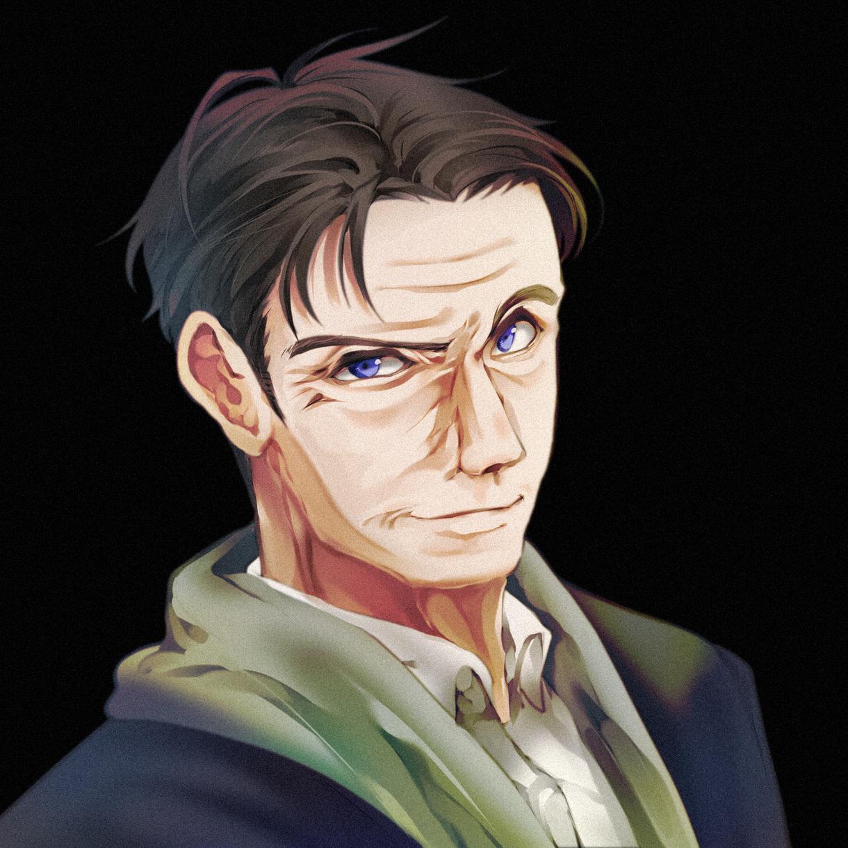 魅力醸し出すダンディなイラスト制作します 個性が埋もれない独自の世界観を持ったイラストをお届けします イラスト作成 ココナラ