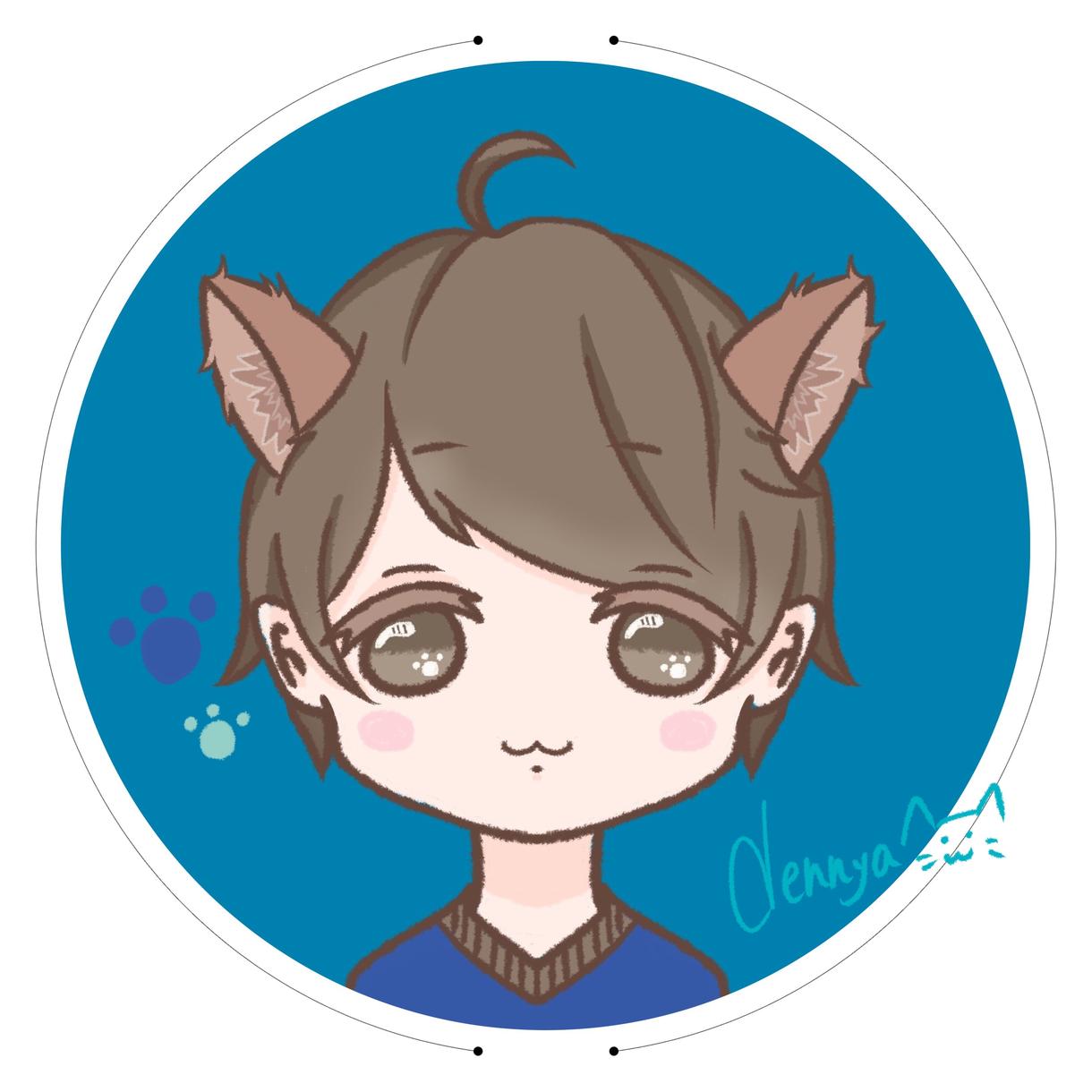 ケモミミっ子描きます ふんわりな絵柄ブログアイコンやSNSアイコンにぜひ!