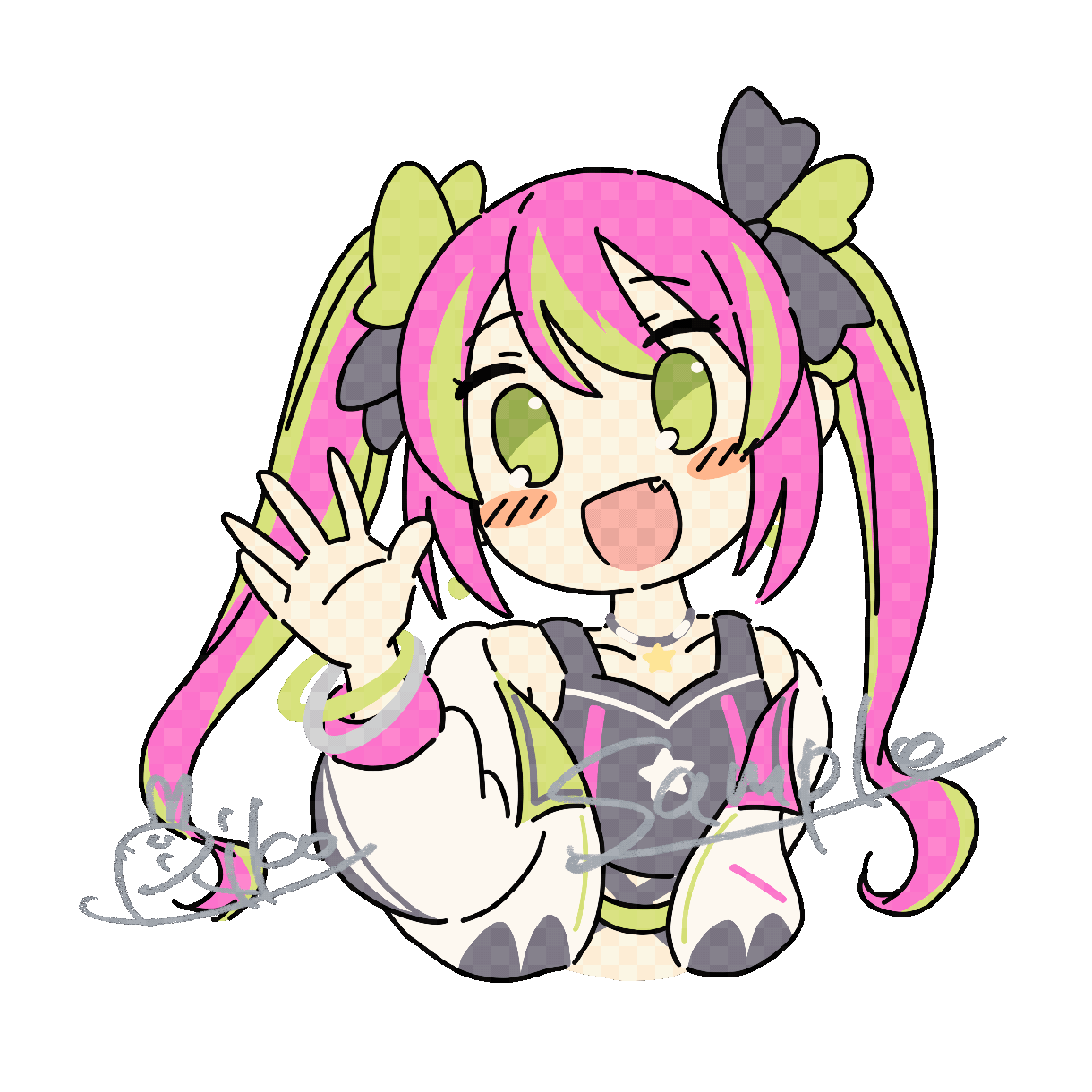 ゆるくてかわいい簡単なGIFアニメを作ります 配信の待機画面やHPにかわいいGIFアニメはどうですか？ イメージ5